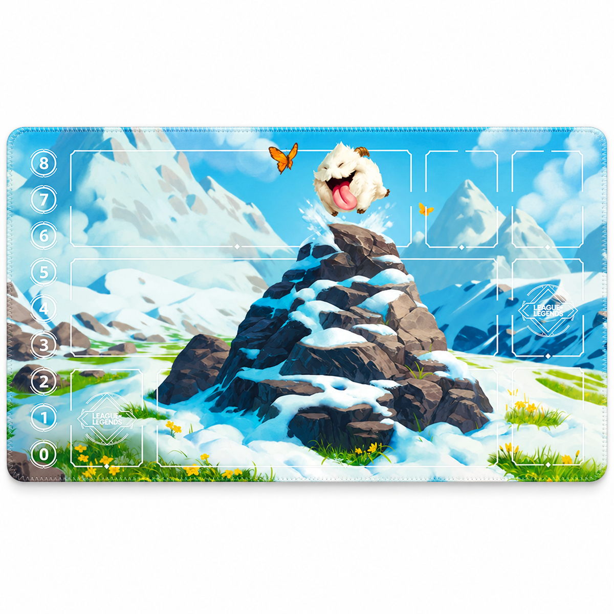 Poro Mountain Joy Riftbound playmat – full mat